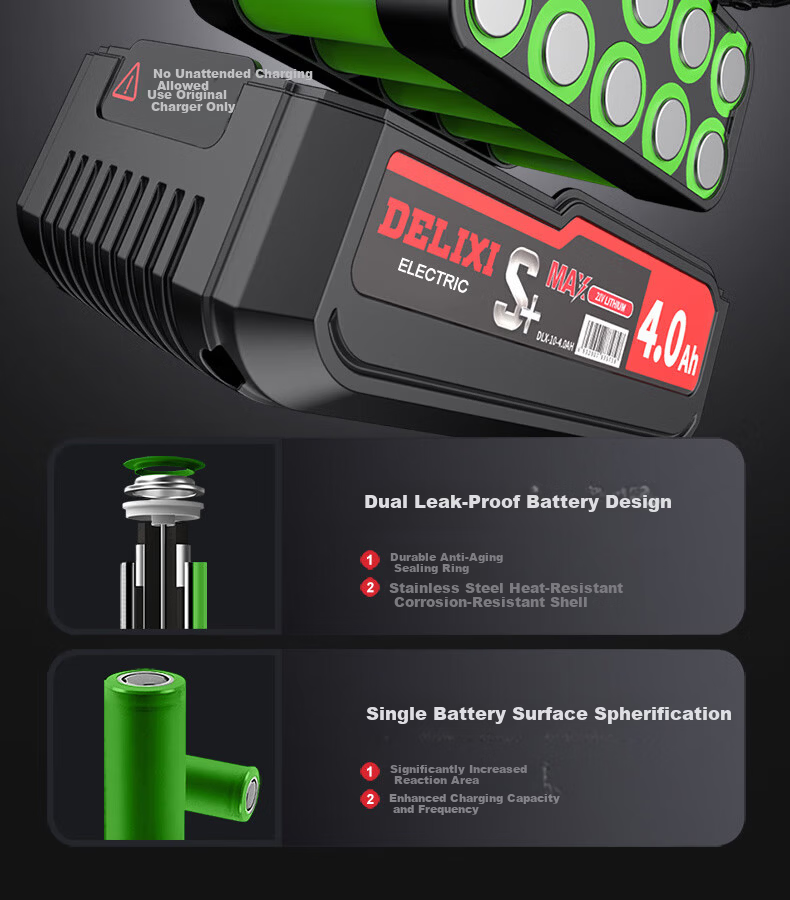 Delixi Electric 21V Electric Paint Sprayer Latex Paint Machine Oil Paint High Atomization 4.0 Single Battery Set 6