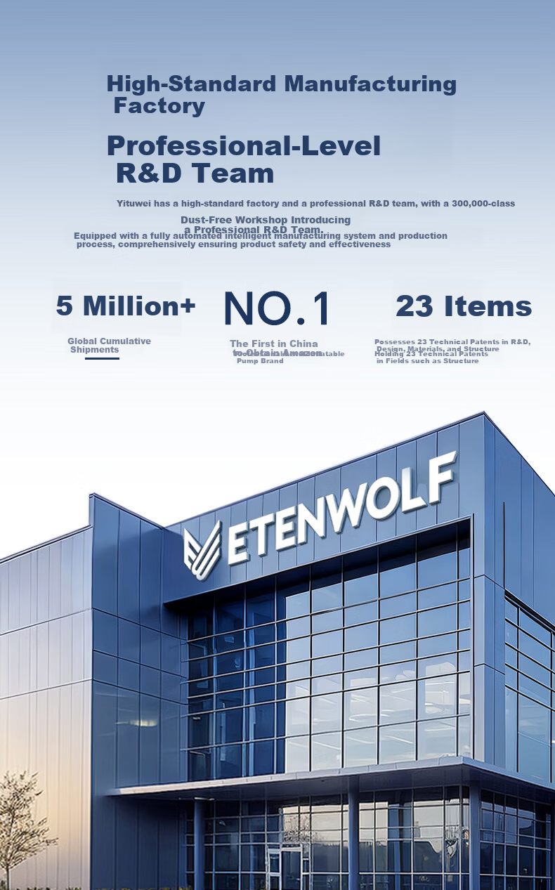 ETENWOLF X5pro Car Emergency Jump Starter Power Bank with 3C Certification and Integrated Air Pump 9