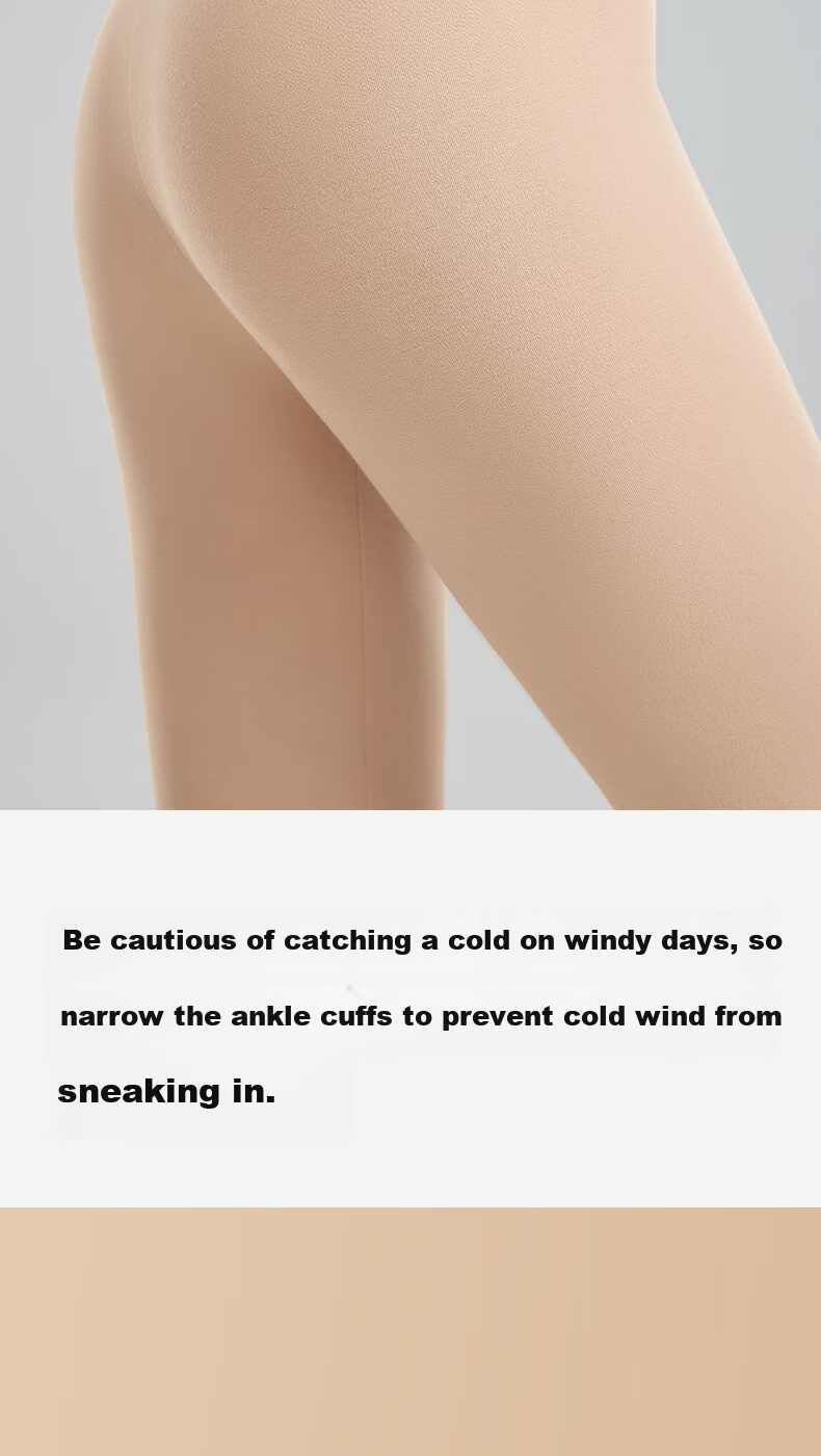 Youkeshu Women's Winter Thermal Cotton Seamless Thickened Slim Fit Leggings 14