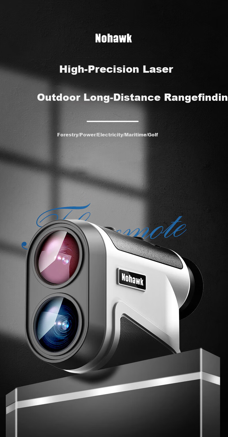 Nohawk Laser Rangefinder Telescope High-Precision Measuring Device Home Use 800m Distance/Height/Angle/Scanning 1