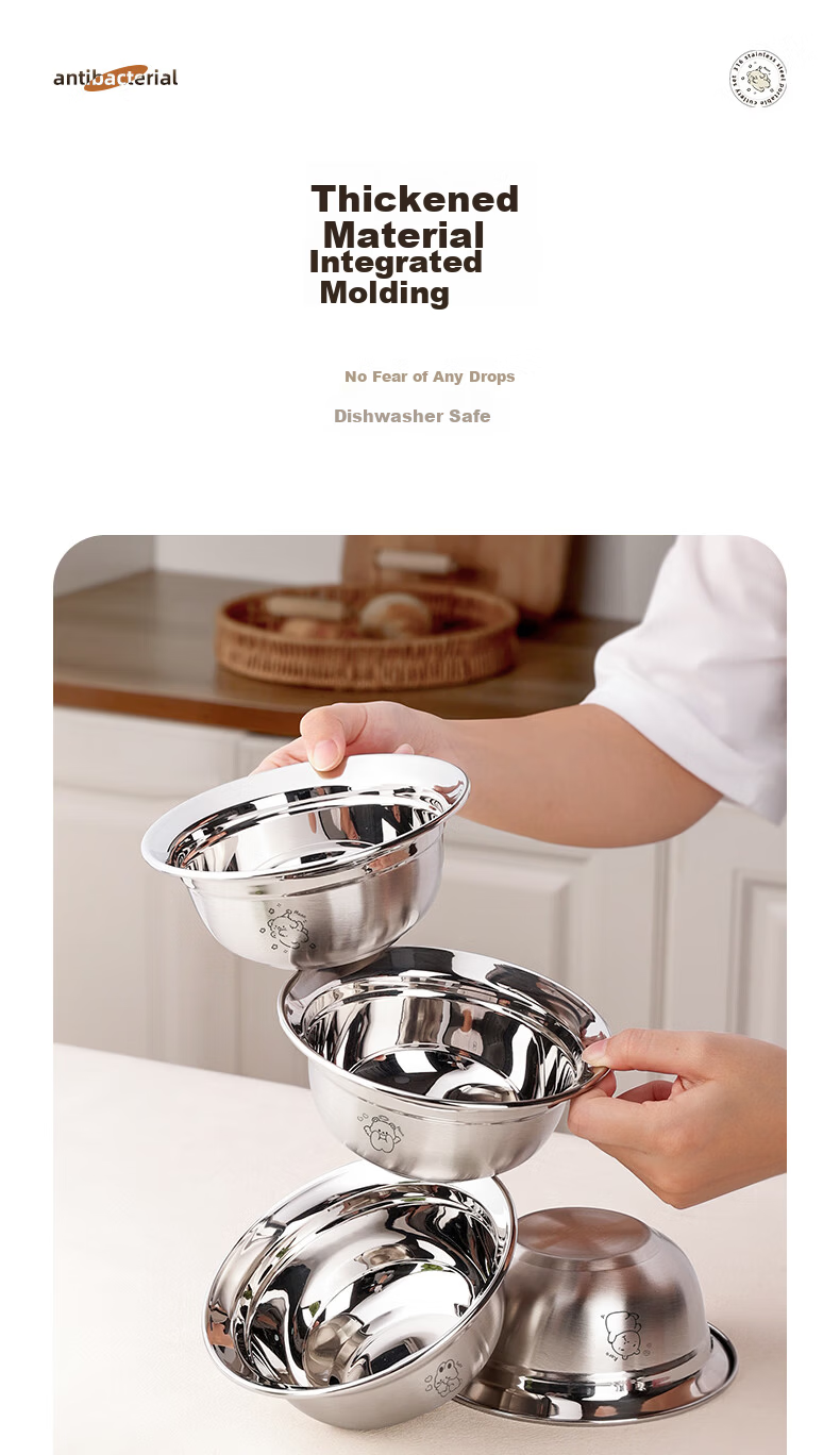 Newair 316 Stainless Steel Children's Bowl Food Grade Baby Household 2026 New Anti-Drop Rice Bowl for Ages 1 to 5 Years 3