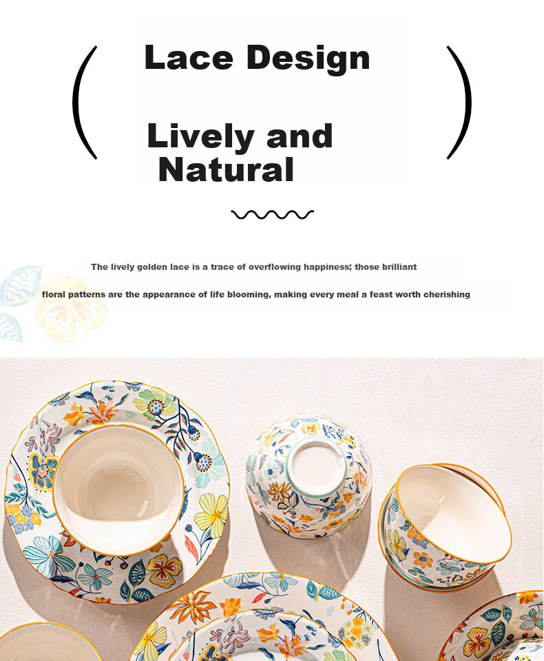 Pearson Chinese Style Ceramic Dinnerware Set 36-Piece Home Tableware Bowl and Plate Gift Box Set for Housewarming 4