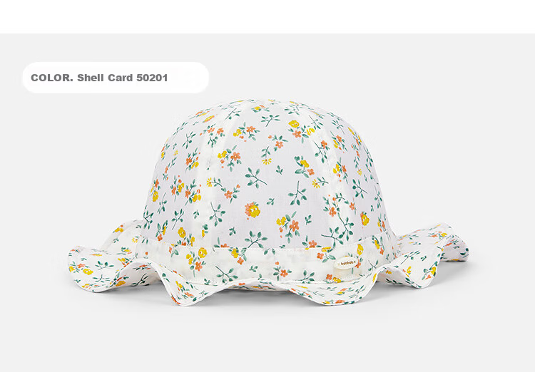 Balabala Baby Fisherman Hat Summer Toddler Bucket Hat Small Floral Print Comfortable Fashion Fresh 209225160204 3