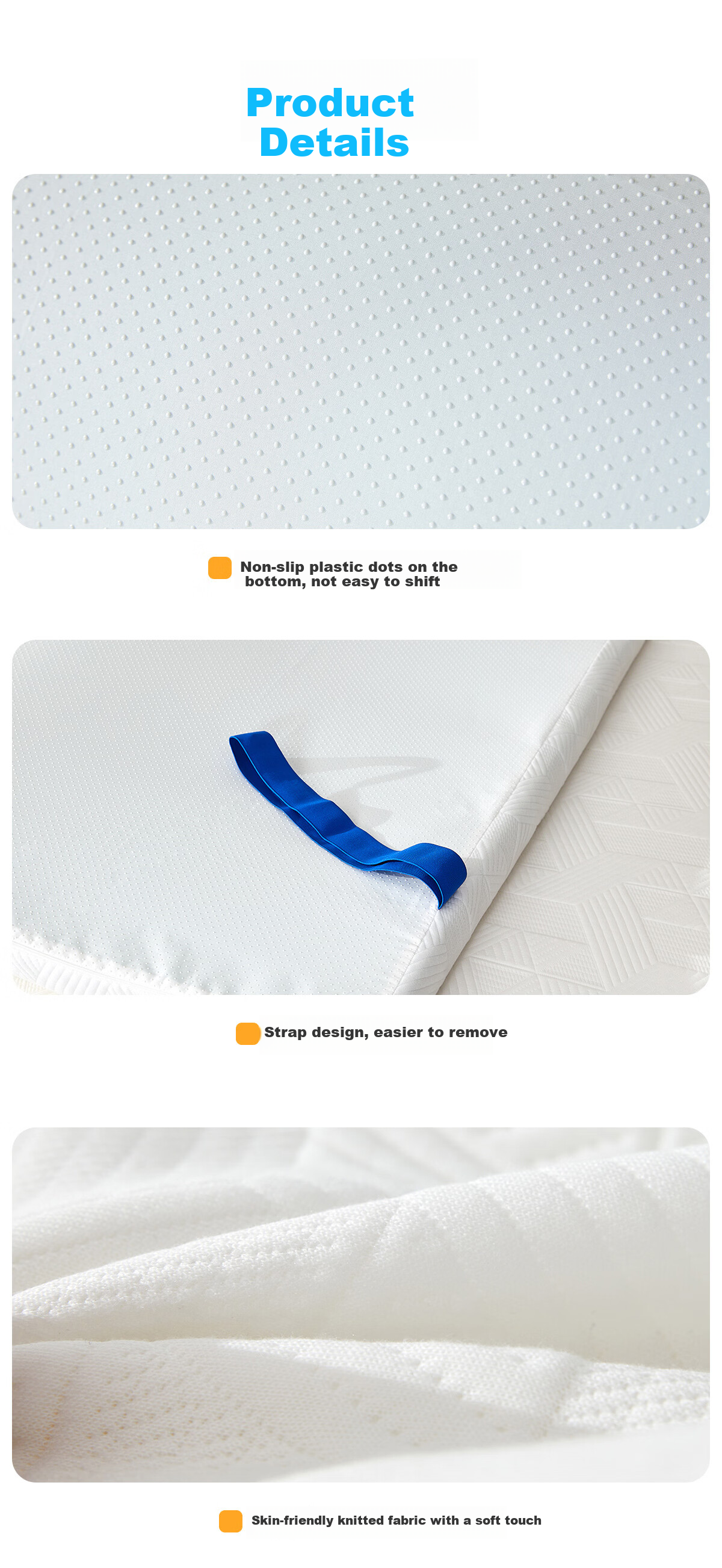 Mercury Children's Mattress Pad Student Dormitory Single A-Class Antibacterial Thickened Foldable Memory Foam Mattress 0.9m×1.9m 6