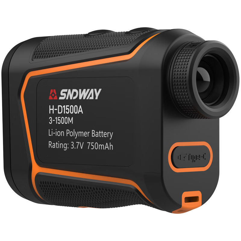 Shendawei Laser Rangefinder Telescope Golf Outdoor High-Precision Electronic Laser Measurement Infrared Speedometer H-D1500A