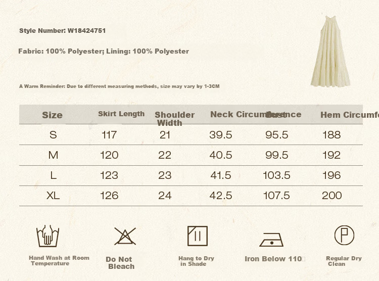 Inman [Runway Same Style] Embroidered Sleeveless Halter Neck Dress 2026 Summer New Women's Long Dress Apricot S 5