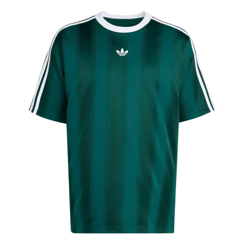 Adidas Originals Men's JACQUARD JERSEY Short Sleeve Top KD5834 Forest Green M