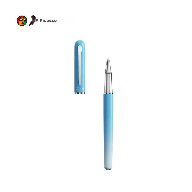Pimio Ice Cream Series Ballpoint Pen Gift Box Set 0.5mm Gel Pen Sea Salt Blue