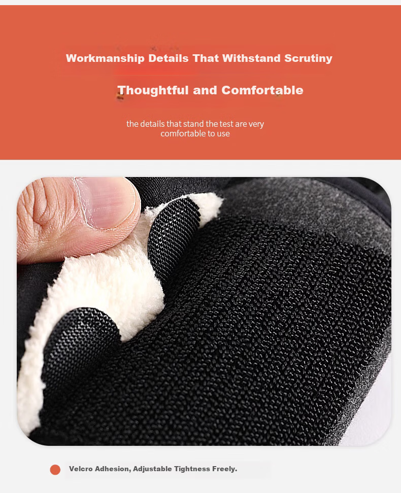 Dipple Adjustable Ankle Foot Wrist Warmer Thickened Fleece Cold-Resistant Protective Sleeve for Men and Women Cycling 15