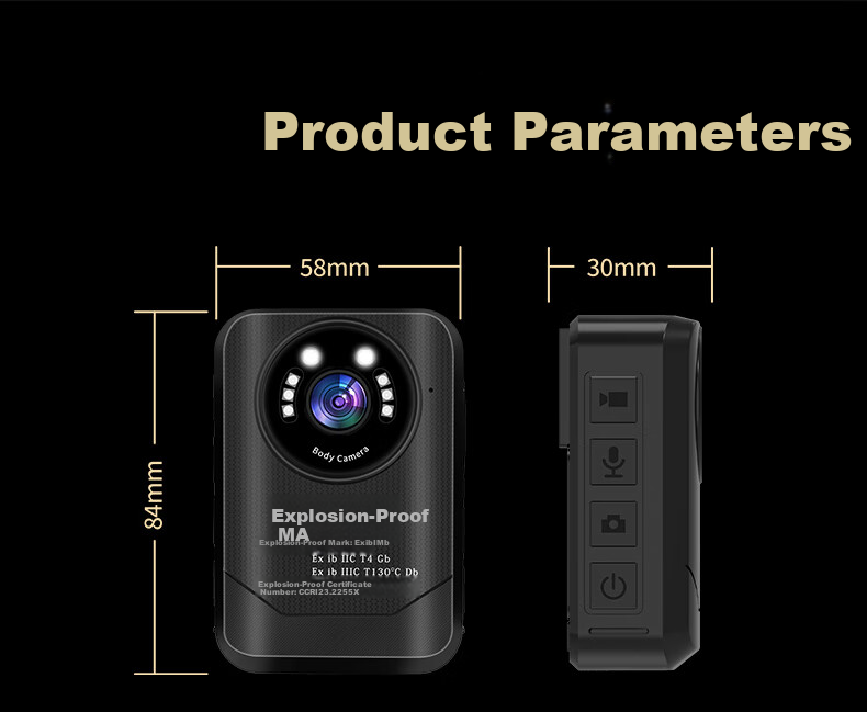 Zhunhang DSJ-H9 Explosion-Proof Law Enforcement Recorder Camera Mining Safety Inspection Portable HD Video Camera 18
