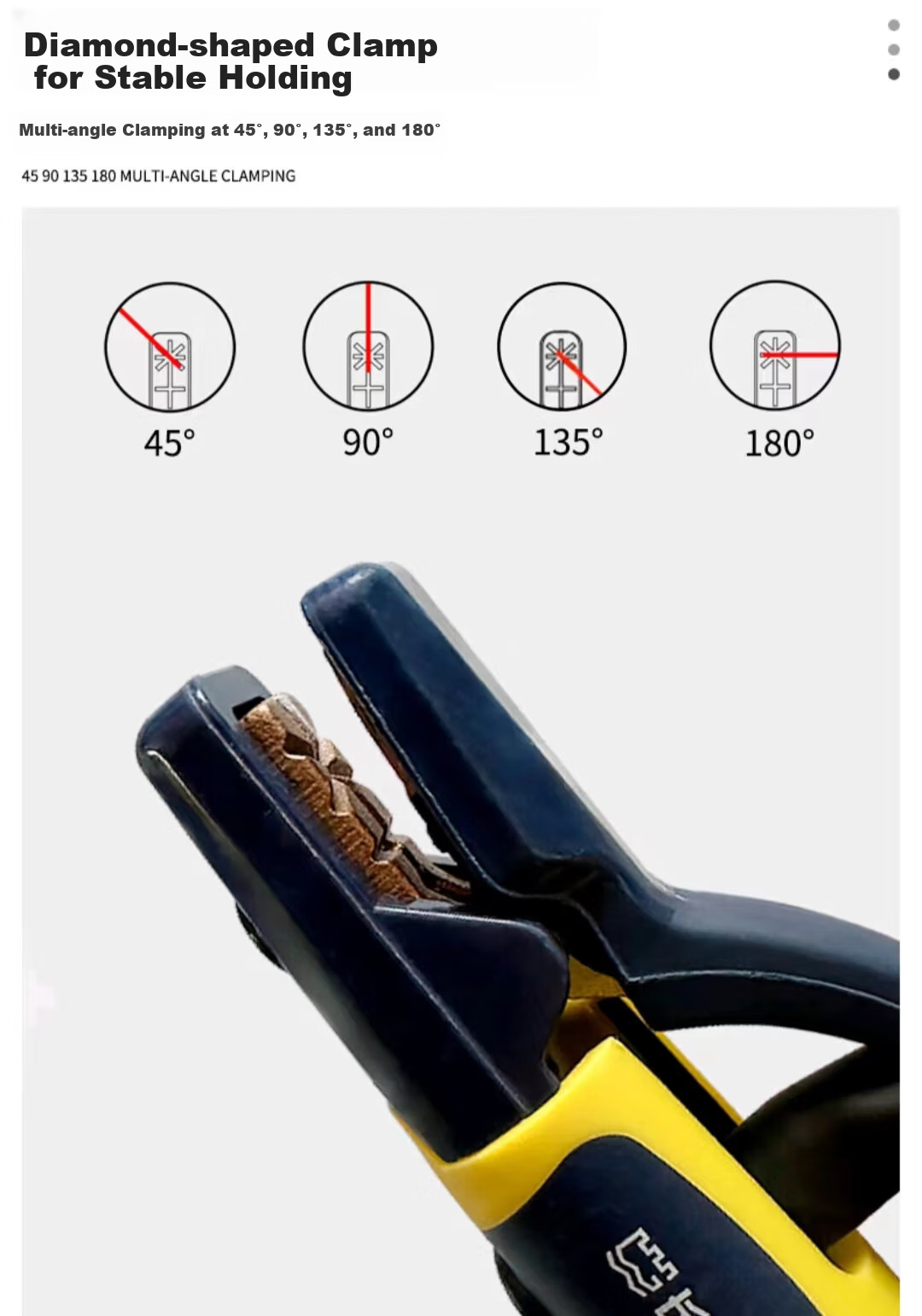Great Wall Precision 900 Type Electric Welding Pliers Heat-Resistant Copper High-Power Welding Tool 229003 3
