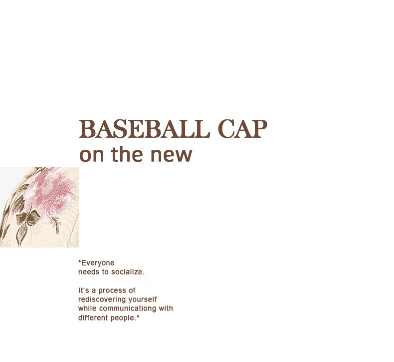 CACUSS Women's Embroidered Baseball Cap Spring Duckbill Hat Luxury Pure Cotton Hard Top Slim Face Sun Hat - Cream White 2