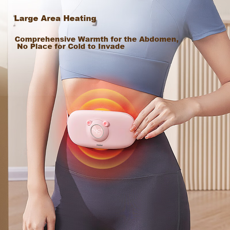 Haier Warm Palace Waist Belt Menstrual Pain Relief Heating Pad Abdominal Warmer Massage Device HHZ-Y501P-Pro Gift for Girlfriend Birthday Mother's Day