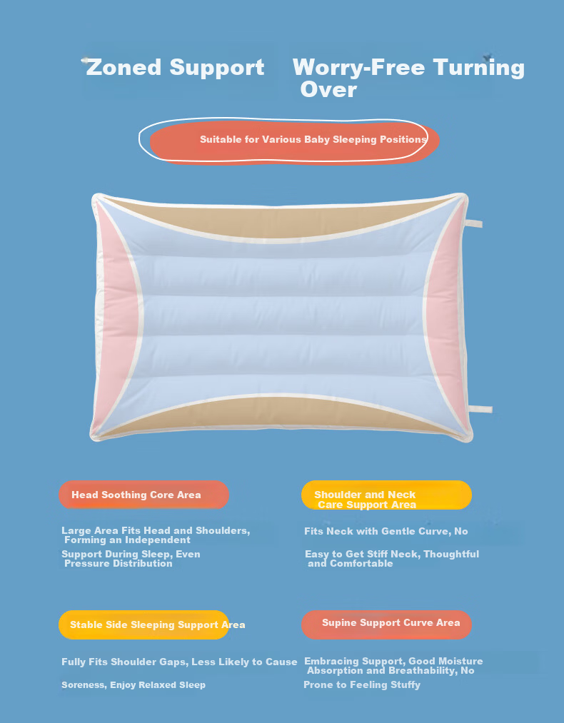 Beyond Kids Buckwheat Pillow for Children and Students, Cervical Pillow with Pure Buckwheat Hull, Single Herbal Pillow 40*60cm 11