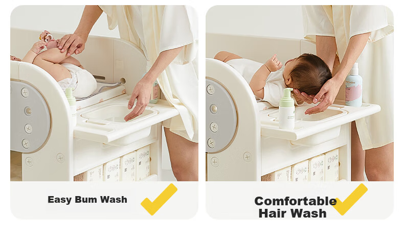 Babypods Diaper Changing Table Baby Care Station Newborn Diaper Changing and Massage Table Multifunctional Portable Mobile Baby Crib 11
