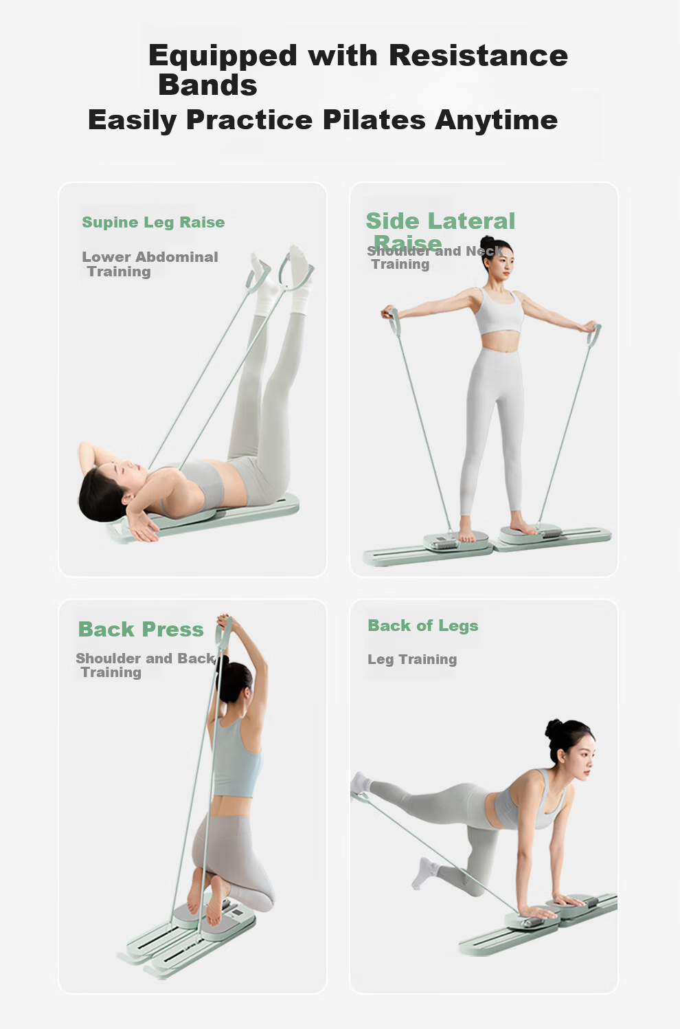 PROIRON Ab Wheel Split Abdominal Board Multifunctional Ski Machine Pelvic Floor Muscle Trainer Crunch Pilates Equipment 5