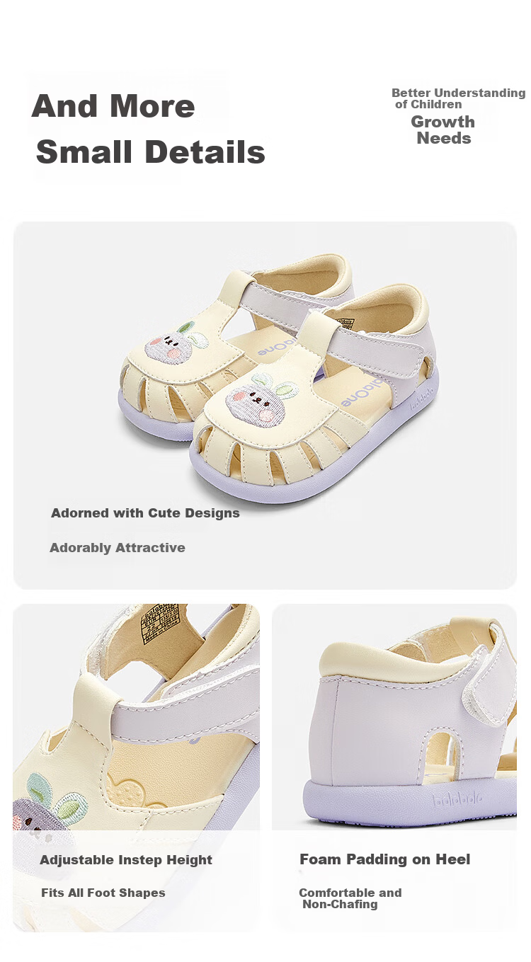 Balabala [balaOne] Kids Toddler Shoes Girls Sandals 2026 Summer New Fashion Princess Shoes 6