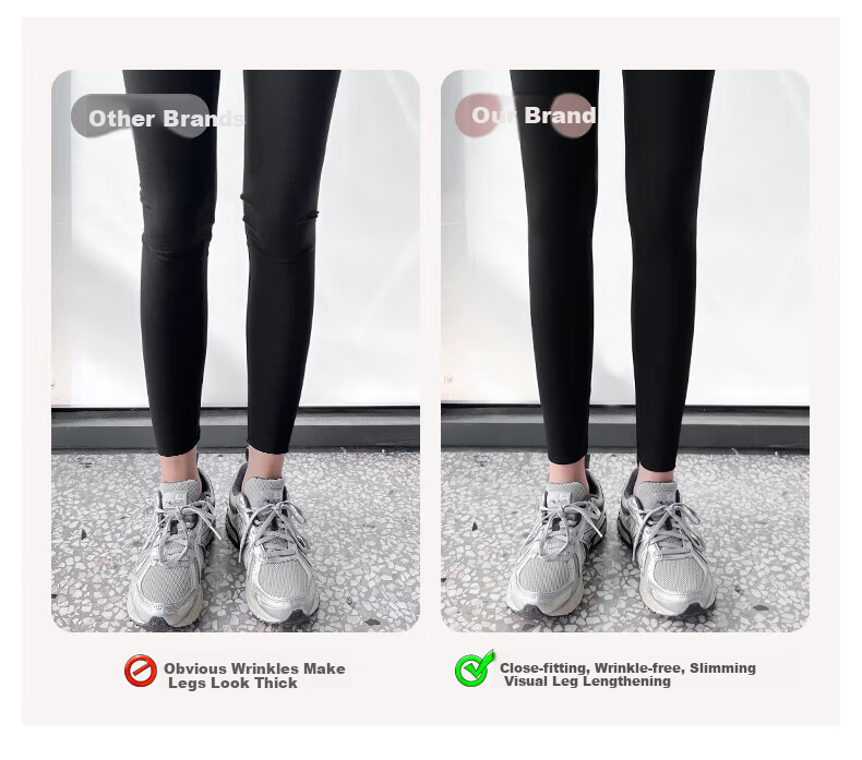 LangSha Women's Shark Pants Spring 9/10 Length Slim Fit Fitness Yoga Sports Leggings 2025 New Tight Bottoms 10