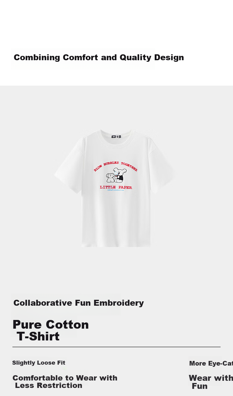 Semir BRUNCH BROTHER Collaboration Women's Summer Cotton Embroidered Short Sleeve T-Shirt 2026 Top 109326100023 14