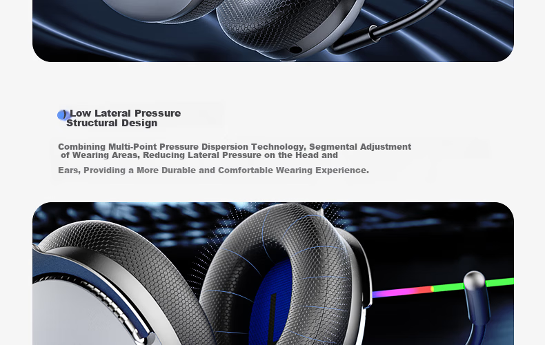 IKF V12 USB Sound Card Edition Gaming Headset Over-Ear Esports Headphones Wired FPS Exclusive Tuning 7.1 Surround Sound Microphone Valorant Delta Black Gray 12