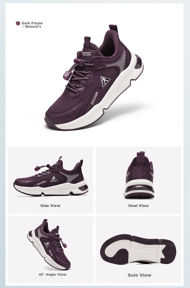 Zulijian Non-Slip Elderly Shoes 2026 Outdoor Sports Breathable Mesh Shoes Middle-Aged and Elderly Casual Shoes for Women Mom Shoes 12