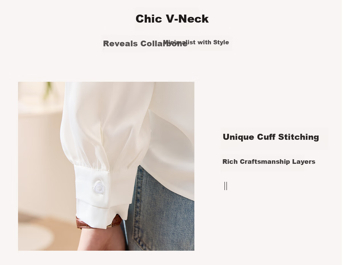 Chushen Summer Short-Sleeve Satin Blouse for Women, Elegant High-Quality Design-Inspired French Style Professional Commuter Shirt S143C1455 17