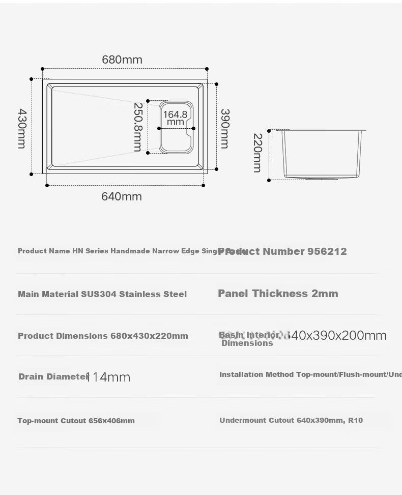 HIGOLD H1 Series Stainless Steel Slag Collection Roll-up Sink with Multifunctional Pull-out Faucet 60*43cm 22