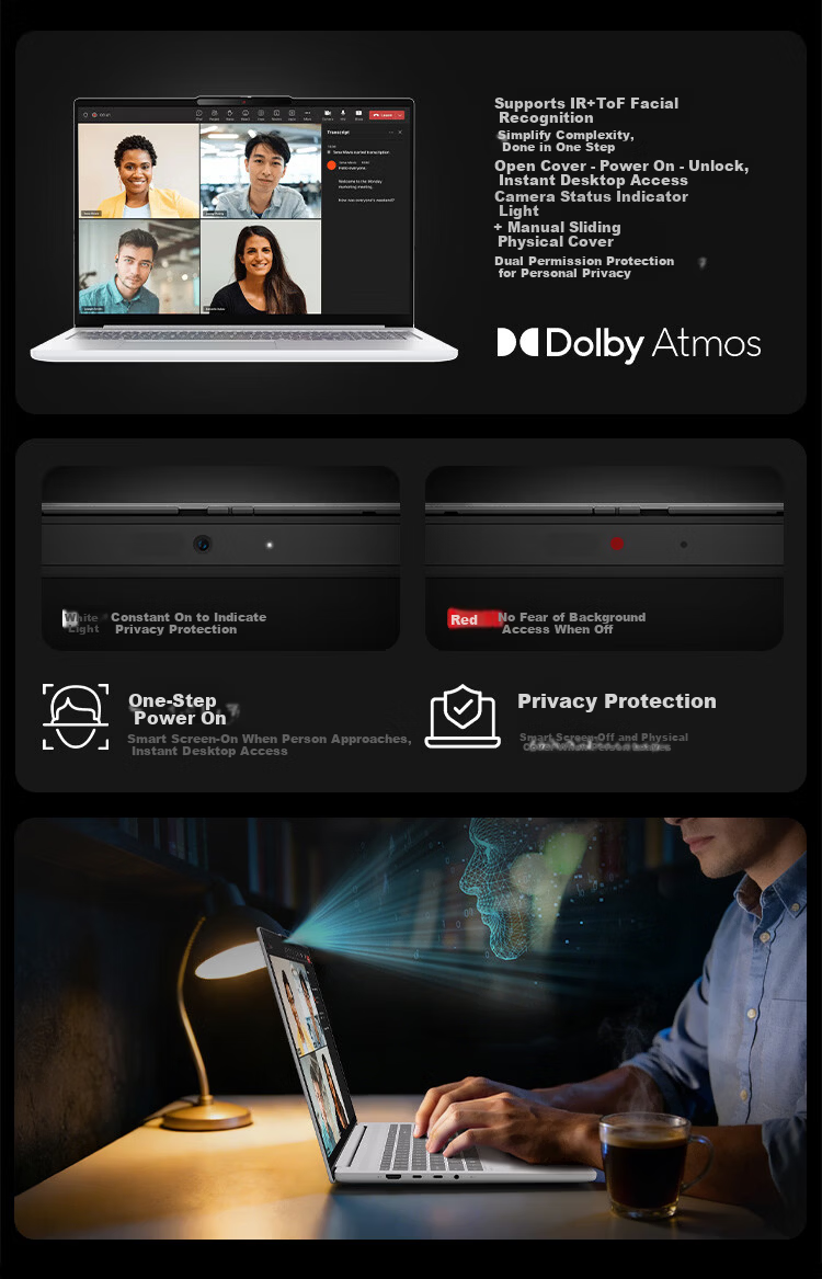Lenovo Xiaoxin Pro16GT AI Ultra-thin Laptop Intel Core 3rd Gen Ultra5-338H 32GB 1TB 2.8K 120Hz OLED National Subsidy 18