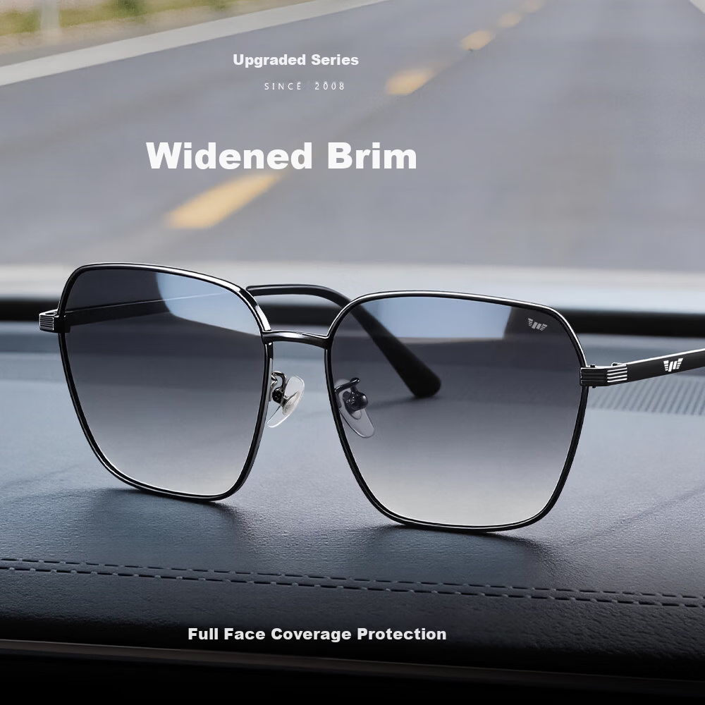 Bertha Men's Anti-Glare Polarized Driving Sunglasses Day and Night Dual-Use UV Protection