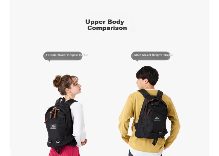 GREGORY Gregory Double Shoulder Backpack Outdoor Short Trip Travel Vacation Stylish Commuter Casual Unisex Versatile 09J 10