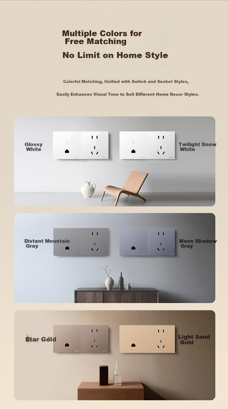 BULL Wall AP Wireless WIFI Socket Computer Network Router GTW04A Frost White Panel (Requires Socket) 21