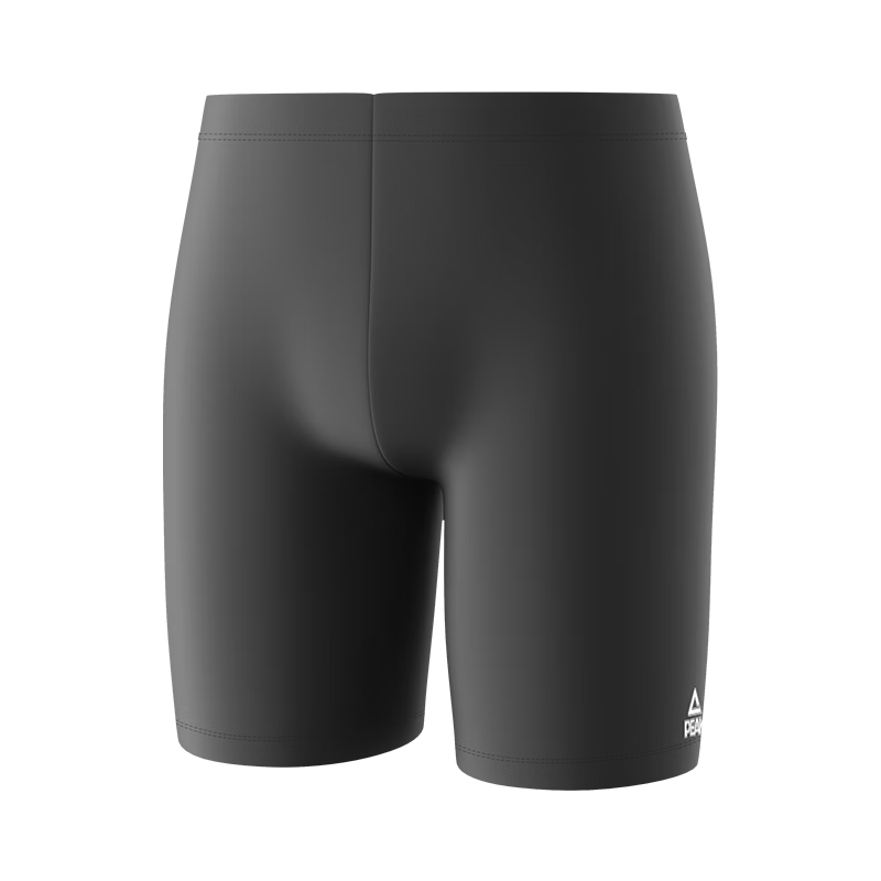 Peak Men's Professional Quick-Dry Comfortable Mid-Length Swim Trunks Black M