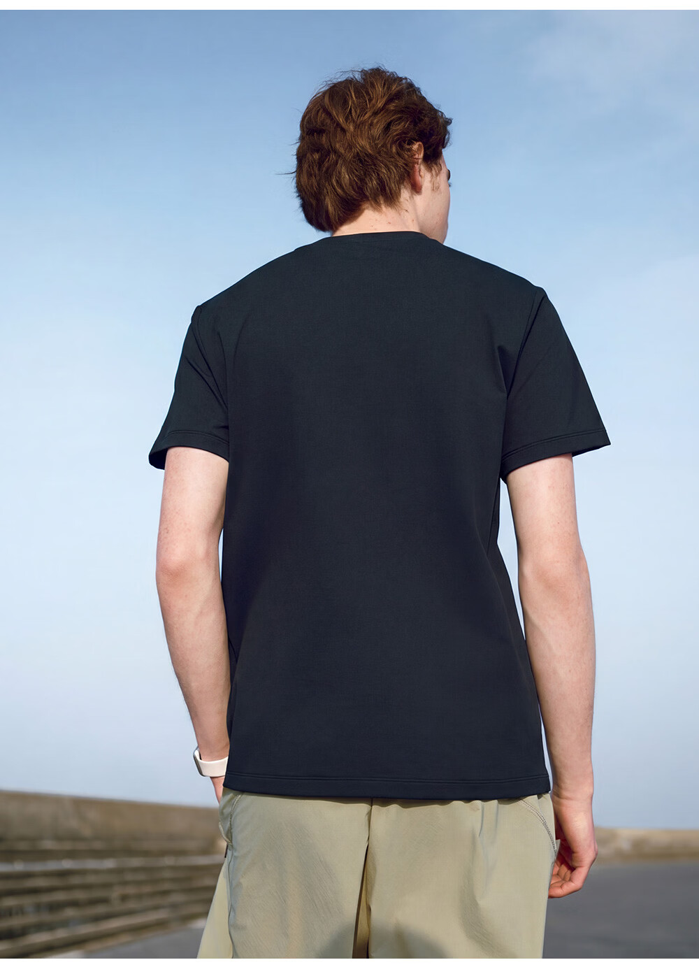 FILA Official Men's Knitted Short Sleeve Shirt 2026 Summer Fitness Sports Basic Moisture-Wicking Quick-Dry T-Shirt 19