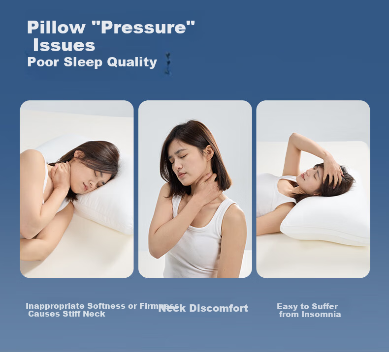 Hengyuanxiang A-Class Deep Sleep Neck Support Slow Rebound Memory Foam Pillow Core Adult High Pillow 12cm [Single] 1