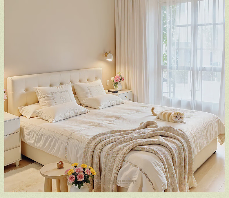 OPPLE Cream-Style LED Ceiling Fan Light, Bedroom Light, Kitchen Oscillating Full-Spectrum Light with Timer And Remote Control, Fengguang 2
