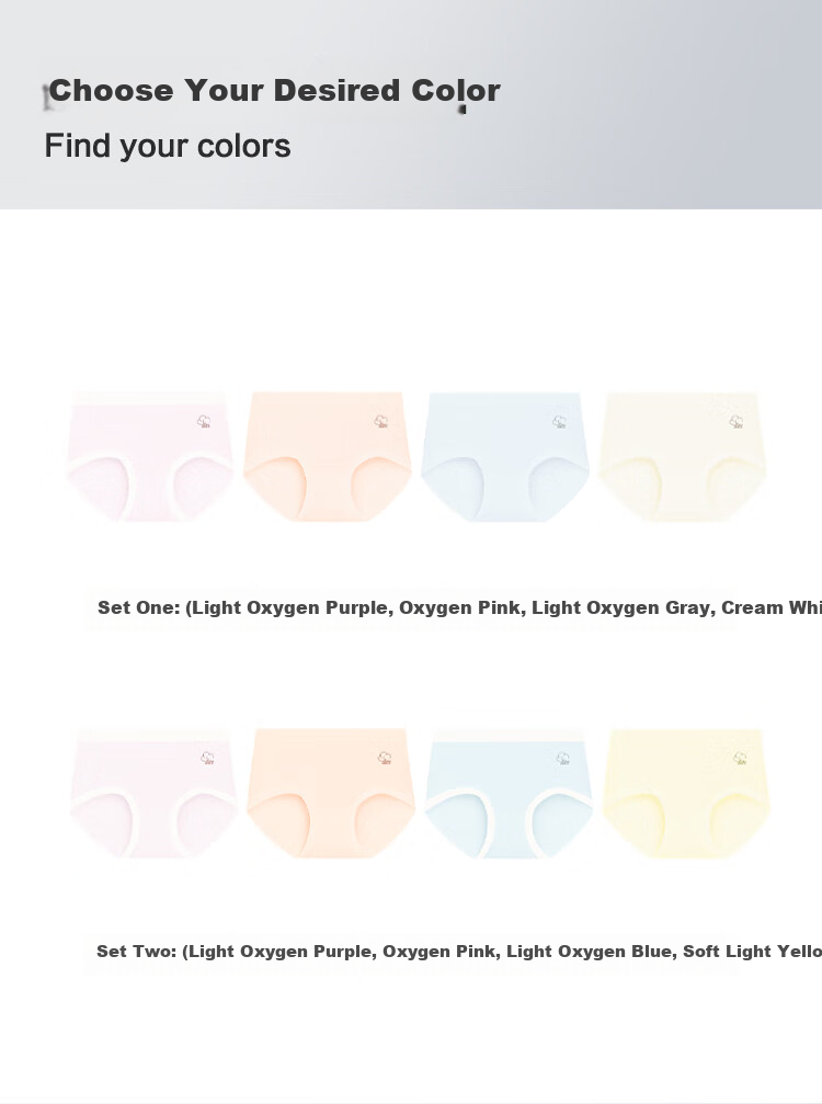 Hongdou Women's Underwear 7A Antibacterial Polylactic Acid with Silk Gusset 40S Cotton Spandex Triangle Panties 4-Pack 9