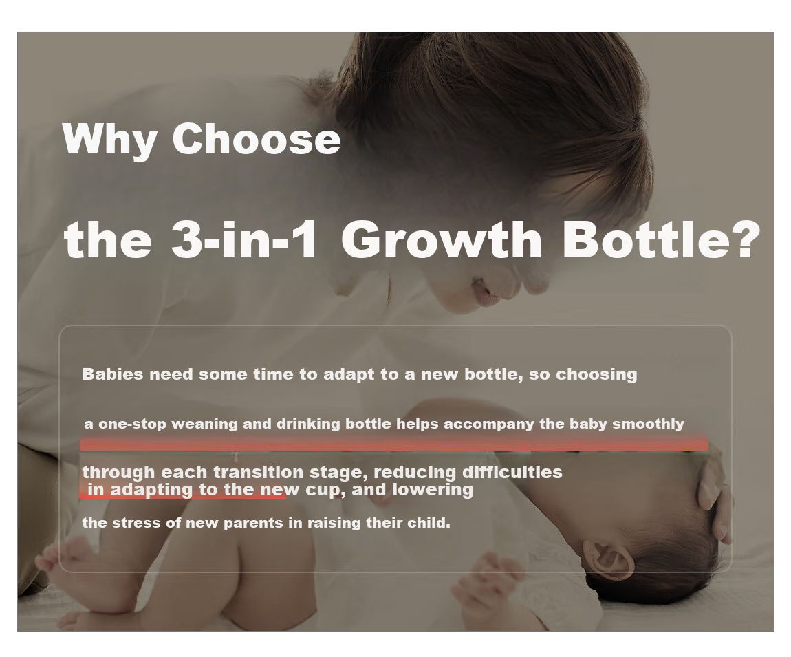 BEIE Children's Direct Drinking Straw Cup Baby Toddler Training Drinking Water Bottle Milk Bottle 6-9 Months 300ML Mica Gray 5