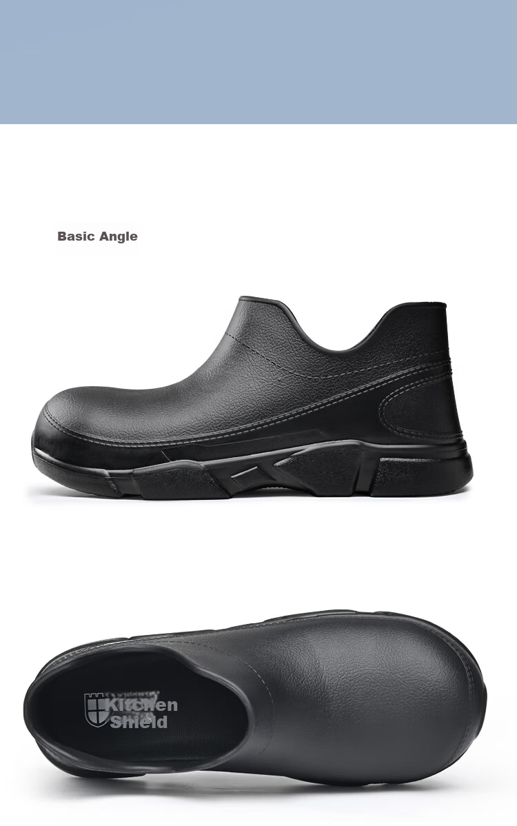 Chudun Chef Shoes, Non-Slip, Waterproof, Oil-Resistant, EVA High-Top, Autumn Kitchen Work Shoes for Men, Size 41 17