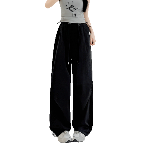 FitonTon Women's Cargo Pants, Summer 2026 Cool-Feeling Outdoor American Paratrooper Style, Loose Wide-Leg Straight Sports Casual Pants for Wome