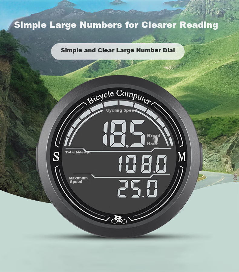Bond Fujida Bicycle Smart Speedometer Mountain Bike Universal Speed Test Mileage Measurement Cycling Accessories Equipment 3