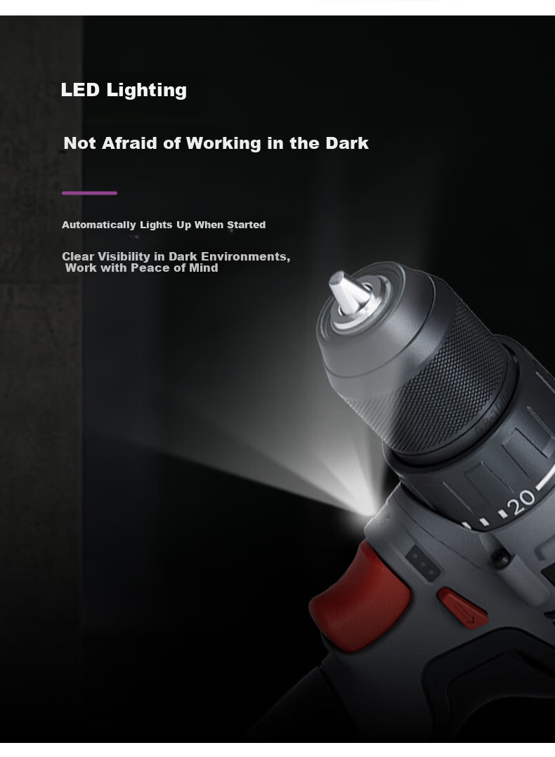 BOSCH 16V Cordless Electric Screwdriver Drill 55Nm High Torque SR160 with Two Batteries and Charger for Home Use 10