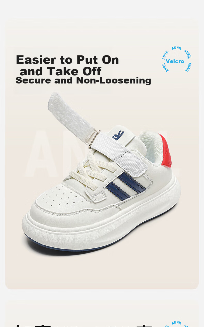 ANNIL Kids Casual Shoes Children's Spring Unisex Sports Running Shoes Fashion Sneakers 4003 Pink Size 27 5