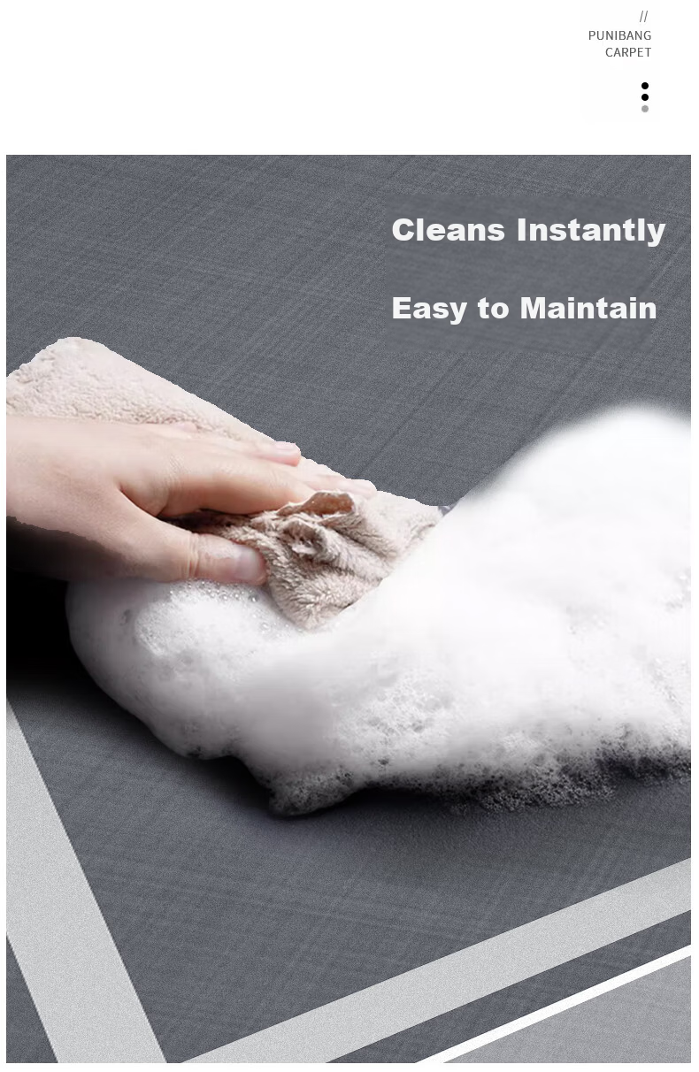 Zunchao Bathroom Floor Mat Absorbent Non-Slip Bath Door Mat 50x80cm 9