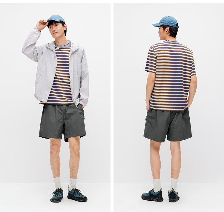 Semir Men's Casual Summer Beach Shorts 2026 Relaxed Fit Colorblock Shorts 109326125105 18