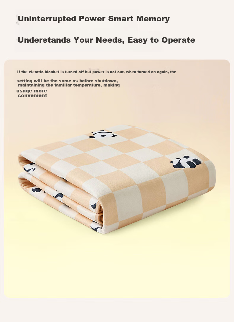LOVO Luolai Microcomputer Dual Temperature Dual Control Mite Removal Electric Blanket Safety Temperature Control Electric Quilt 160*140 Pink 9