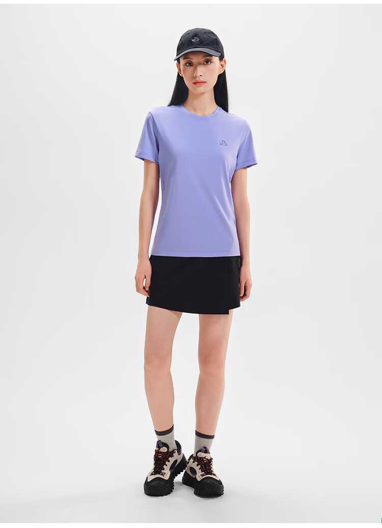Pelliot Outdoor Quick-Dry T-Shirt Unisex Spring Summer Antibacterial Moisture-Wicking Sun Protection Short Sleeve Hiking Mountaineering Lightweight Top 116215078 26