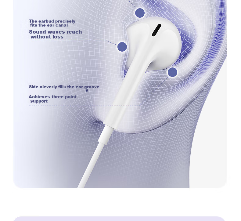 IKF B1 Semi-In-Ear Wired HiFi Earphones for PC Tablet Xiaomi Huawei OPPO Apple 3.5mm FPS Gaming Headset with Sound Positioning 11