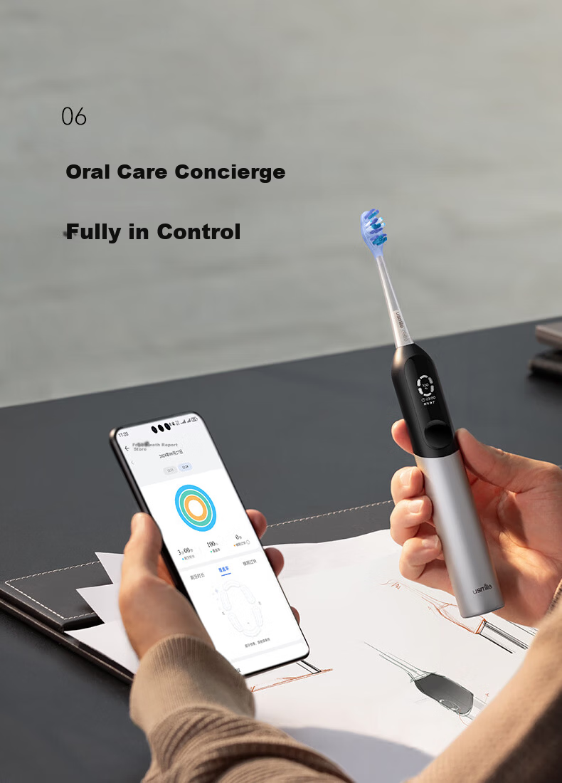 Huawei Smart Choice usmile Electric Toothbrush Smart Toothbrush Adult Couple Gift for Boyfriend/Girlfriend U7 Pro Glacier Blue Birthday Gift 19