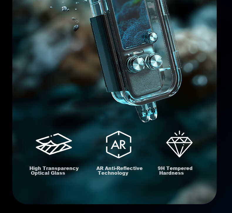 Llano Waterproof and Shockproof Case for DJI Pocket 4 Camera, Underwater 50m Diving Swimming Protective Cover for Pocket Gimbal Action Camera Accessories 10