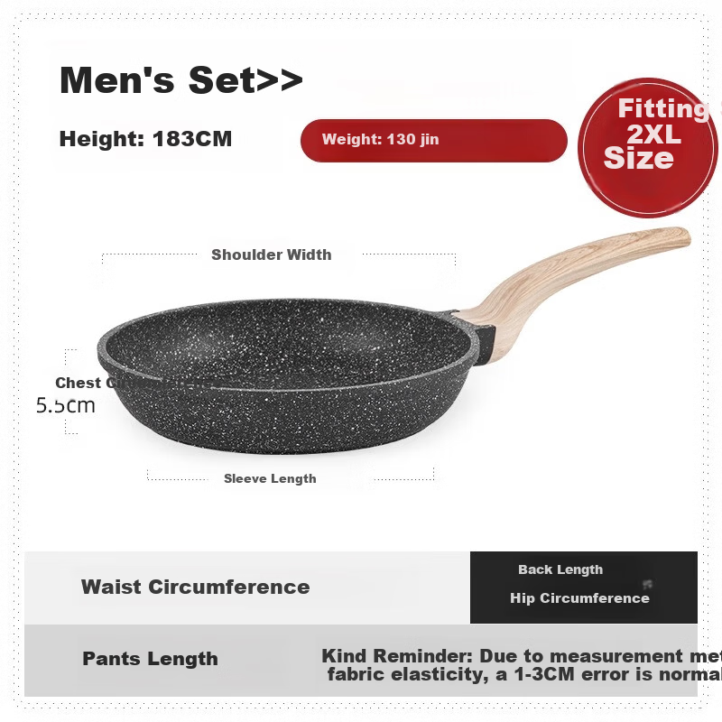 Carrot Maifan Stone Non-Stick Frying Pan Steak Skillet Titanium Home Use Small Egg Pan Induction Cooker 26cm Without Lid